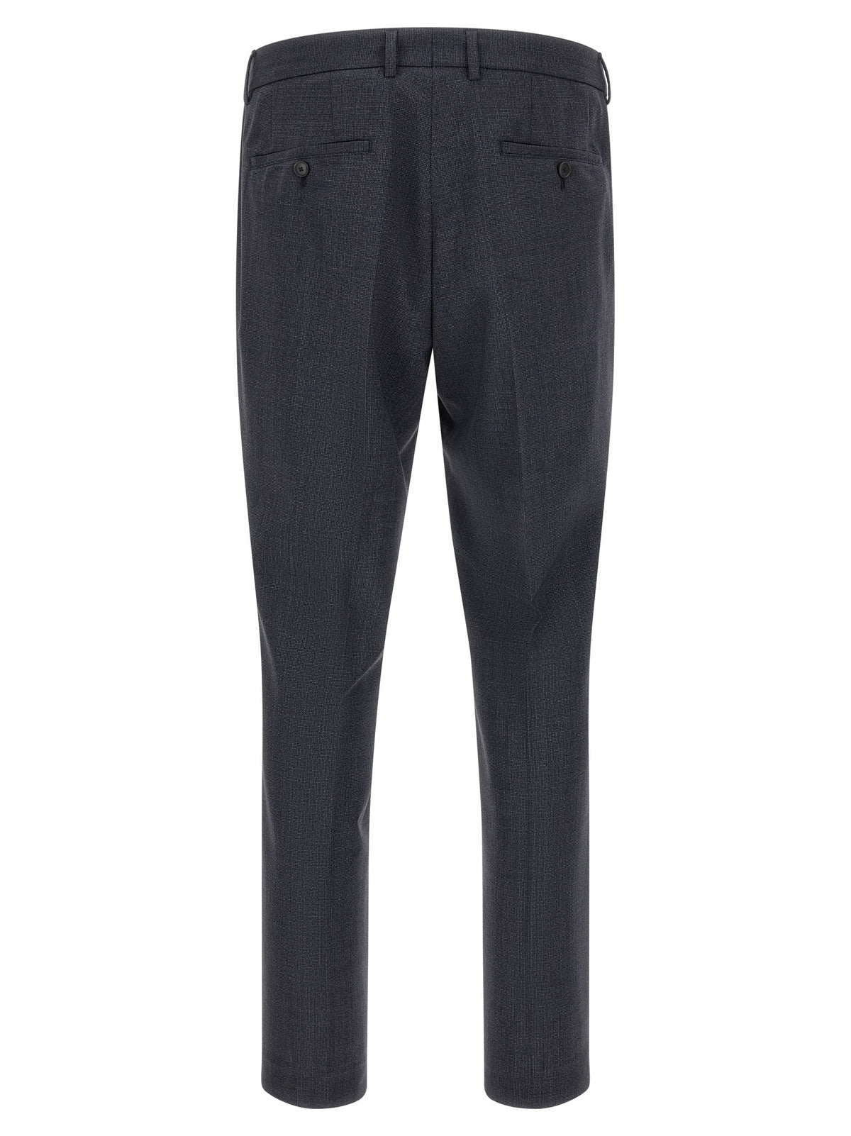 Blue Polyester Two-Piece Suit