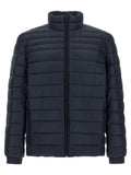 Blue Polyamide Full-Length Jacket