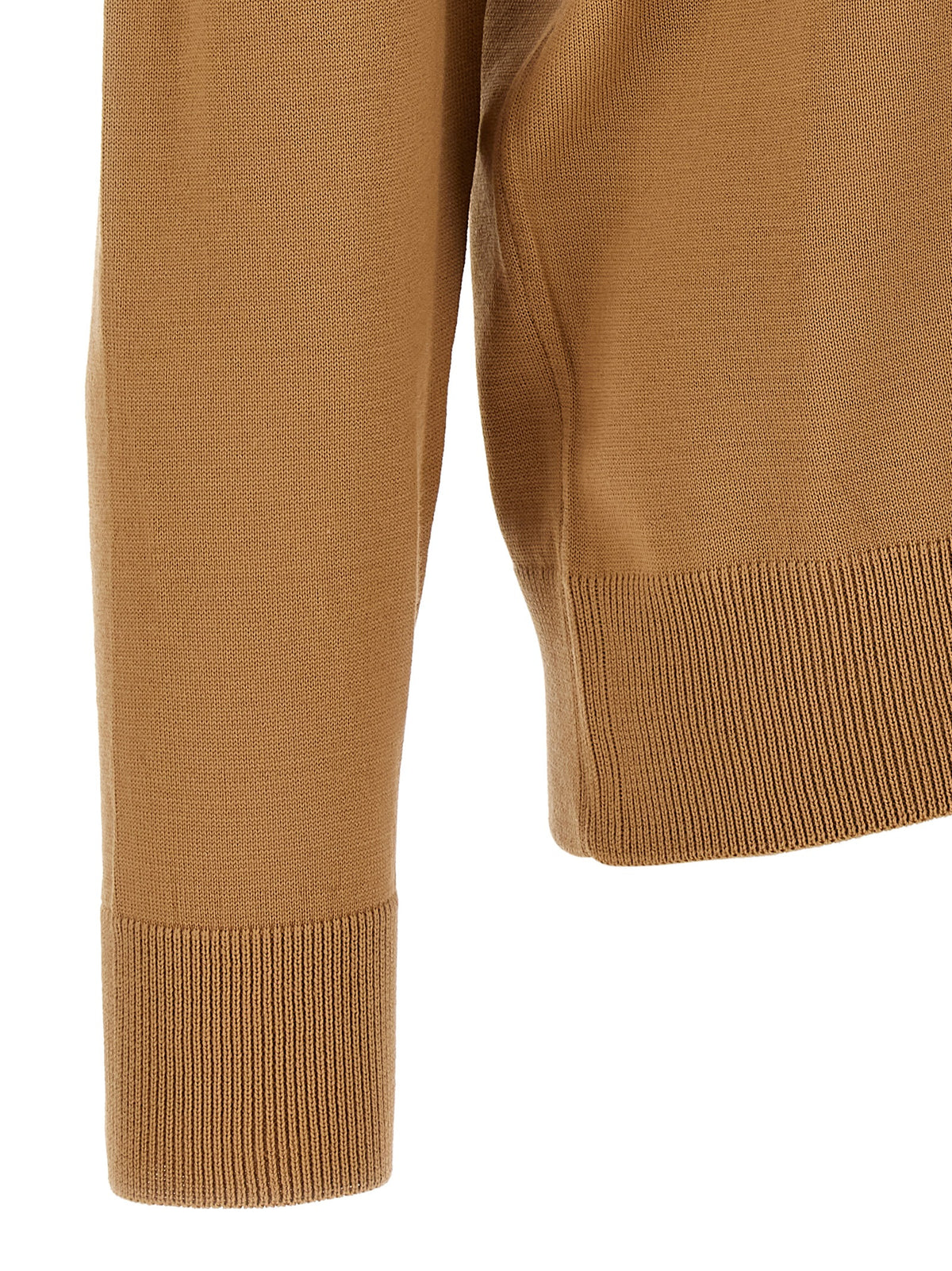 Brown Virgin Wool Cardigan