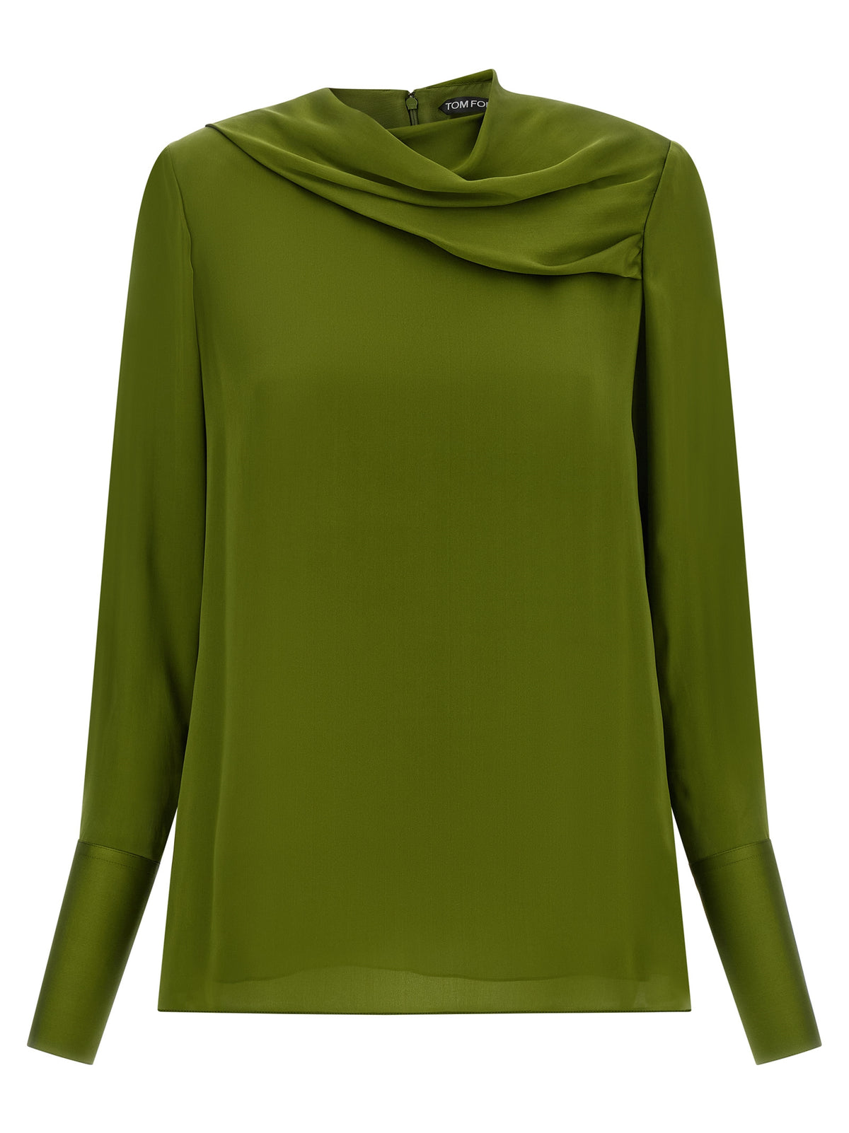 Bicolor Silk Blouse