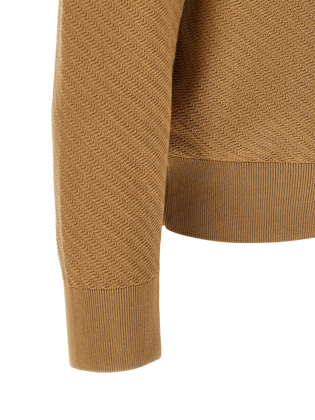 Brown Cotton Polo Shirt