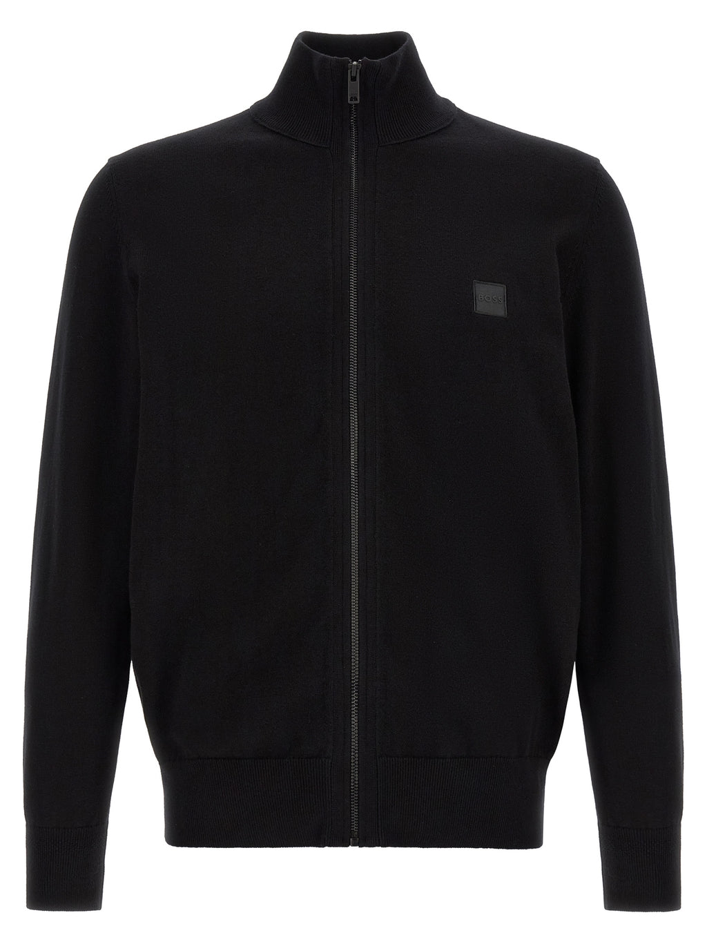 Black Cotton Cardigan