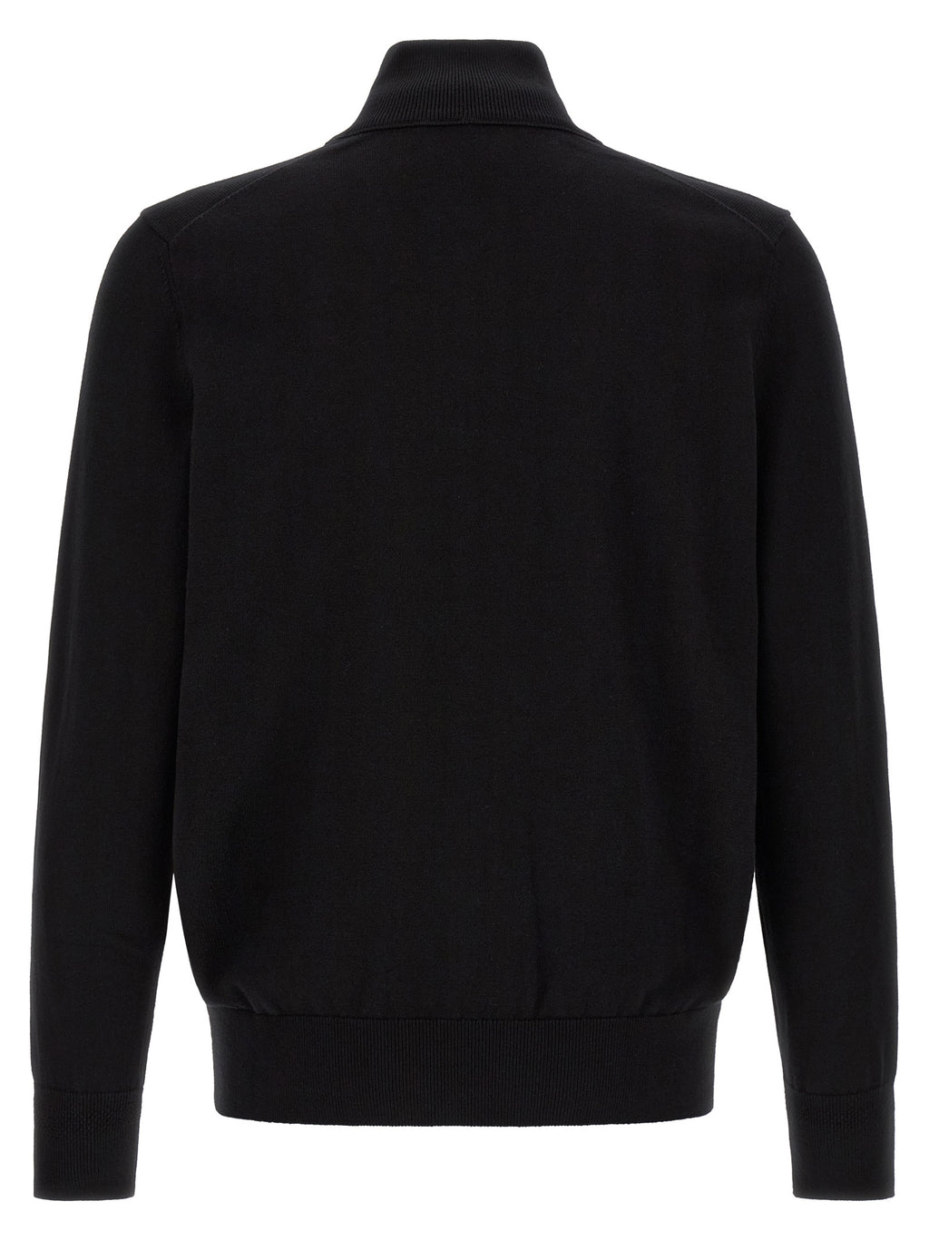 Black Cotton Cardigan