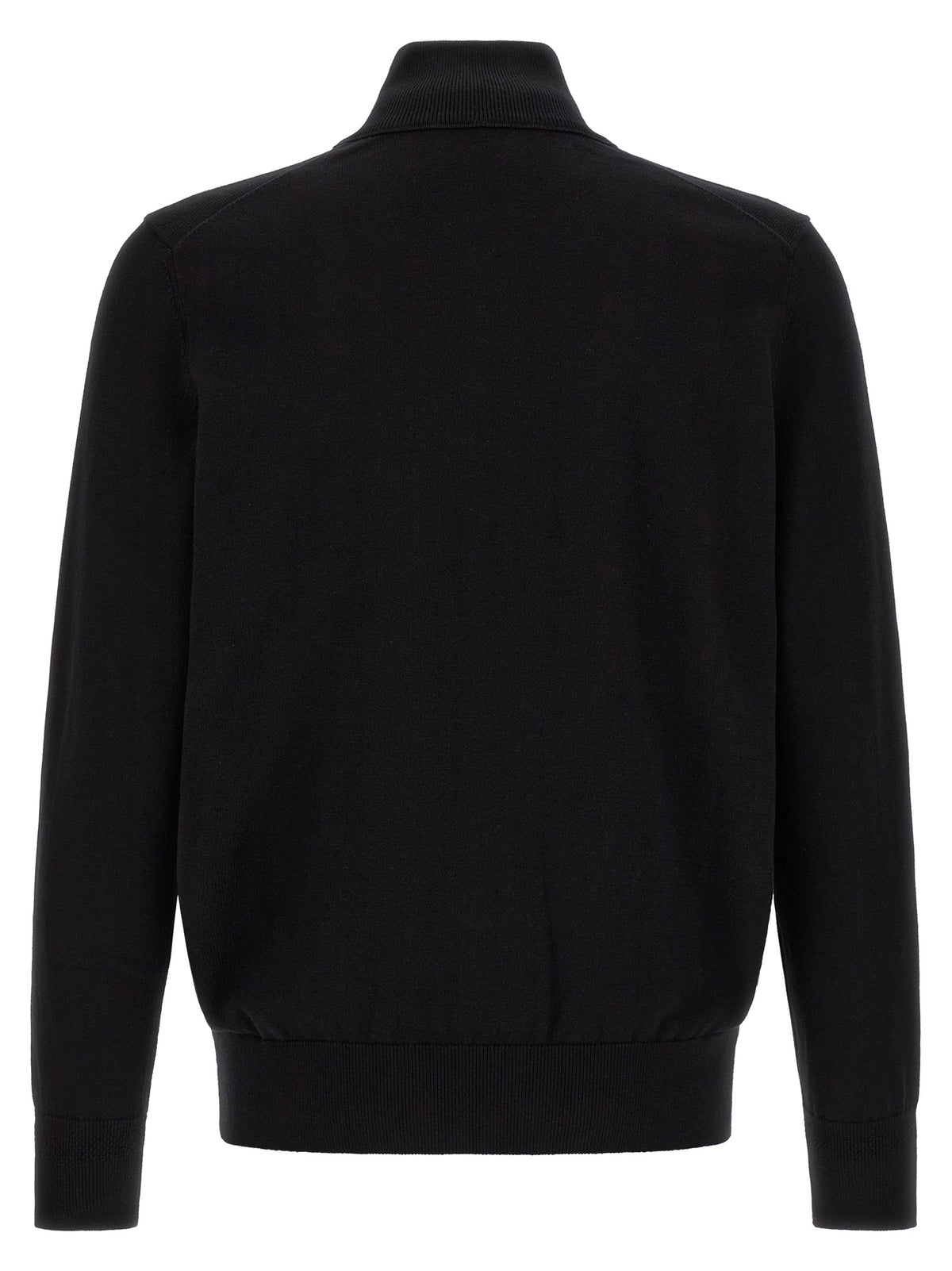 Black Cotton Cardigan