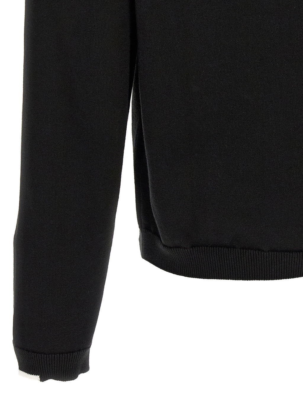 Black Cotton Cardigan