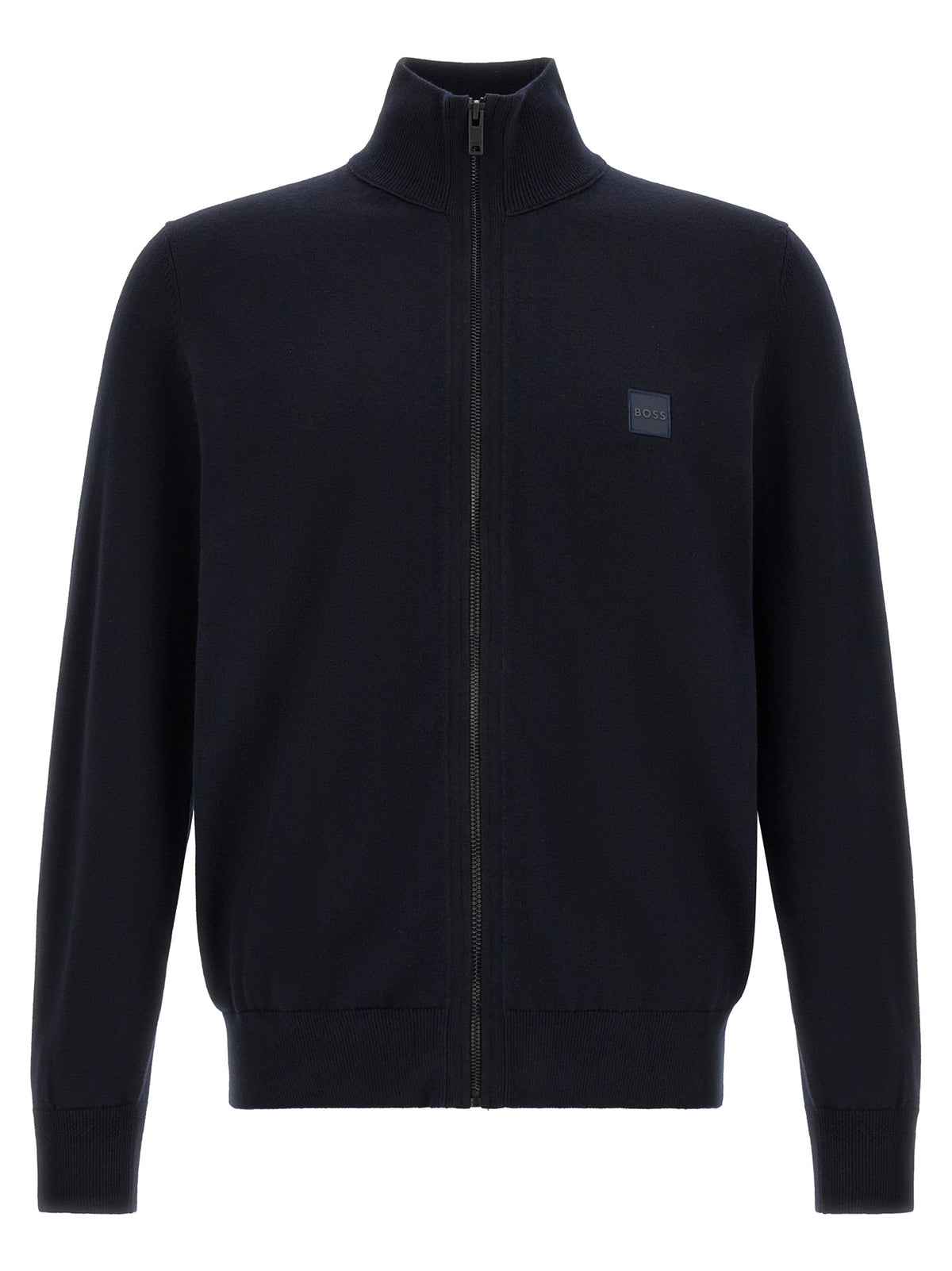 Blue Cotton Cardigan