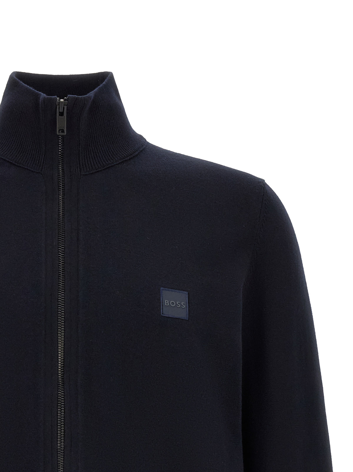 Blue Cotton Cardigan