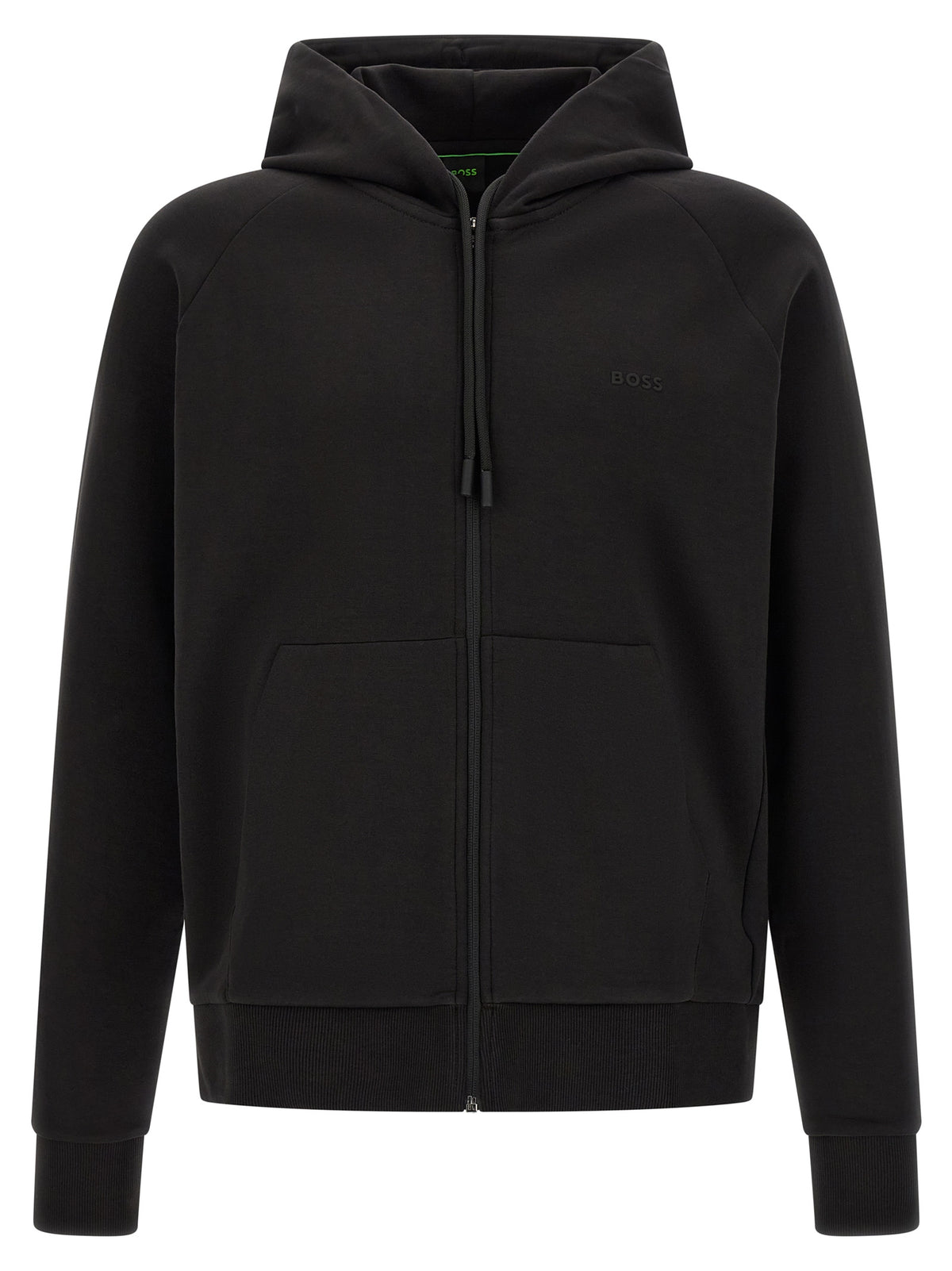 Black Cotton Sweatshirt