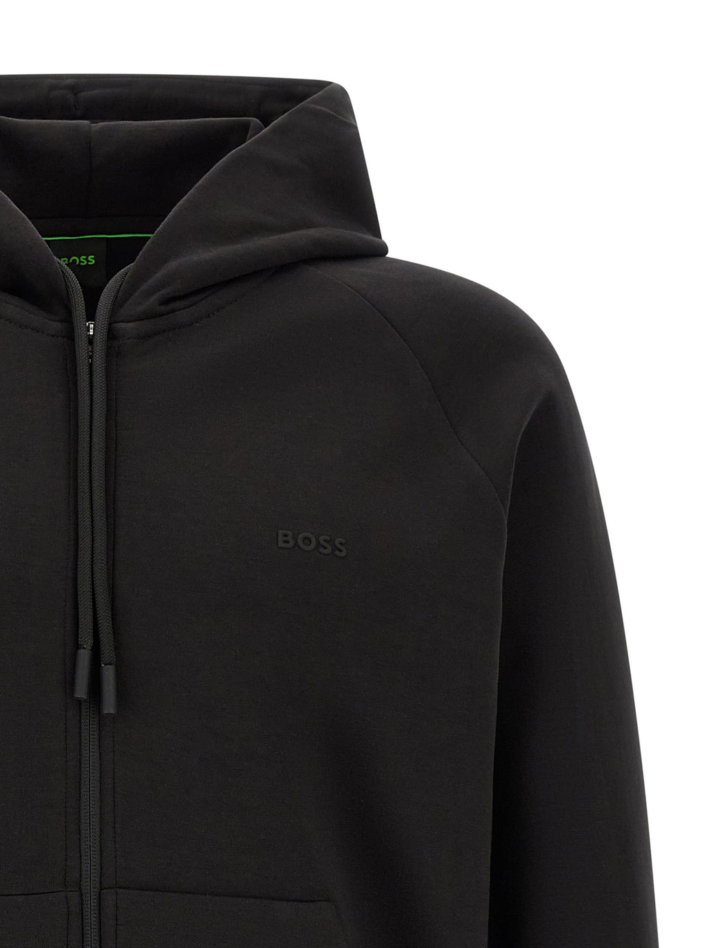 Black Cotton Sweatshirt