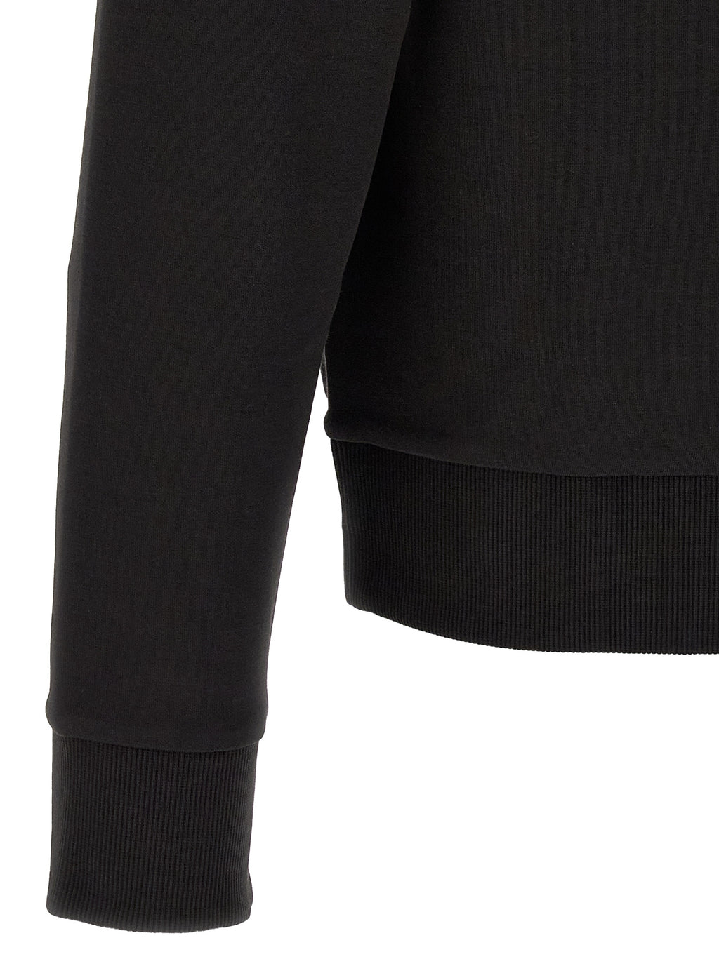 Black Cotton Sweatshirt