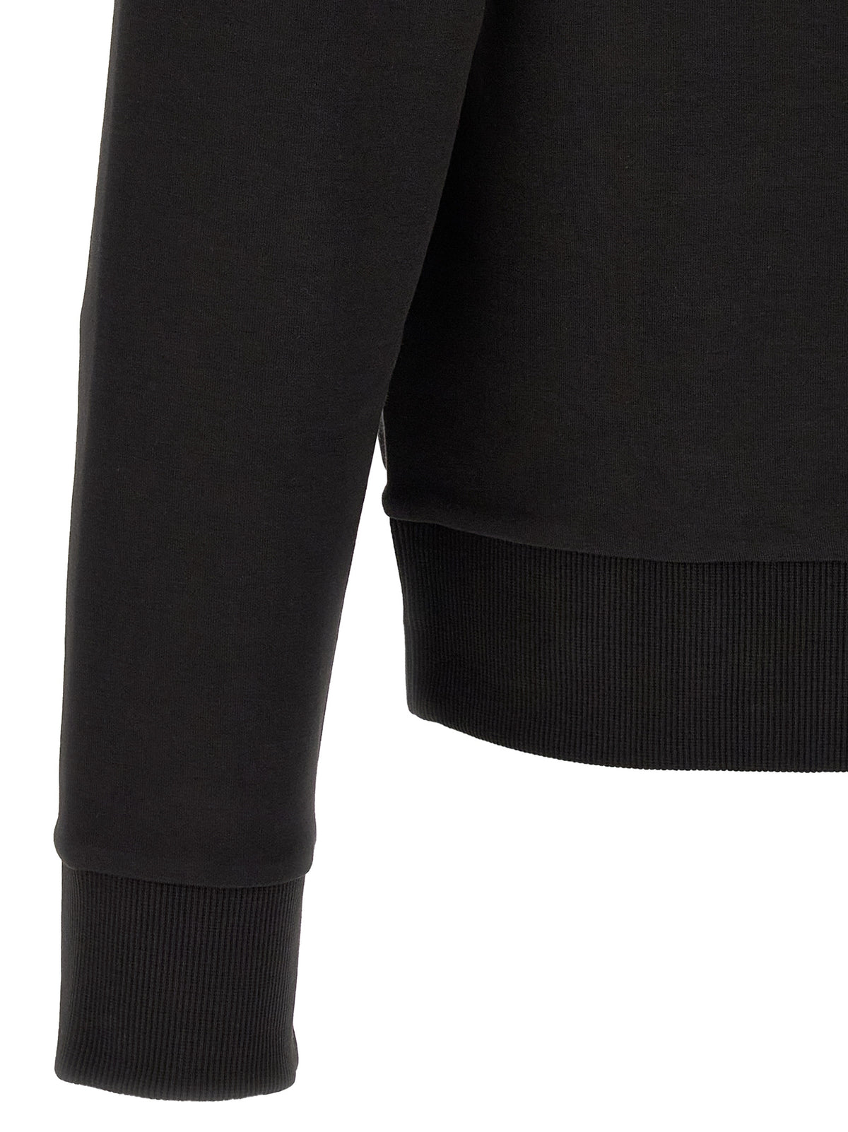Black Cotton Sweatshirt