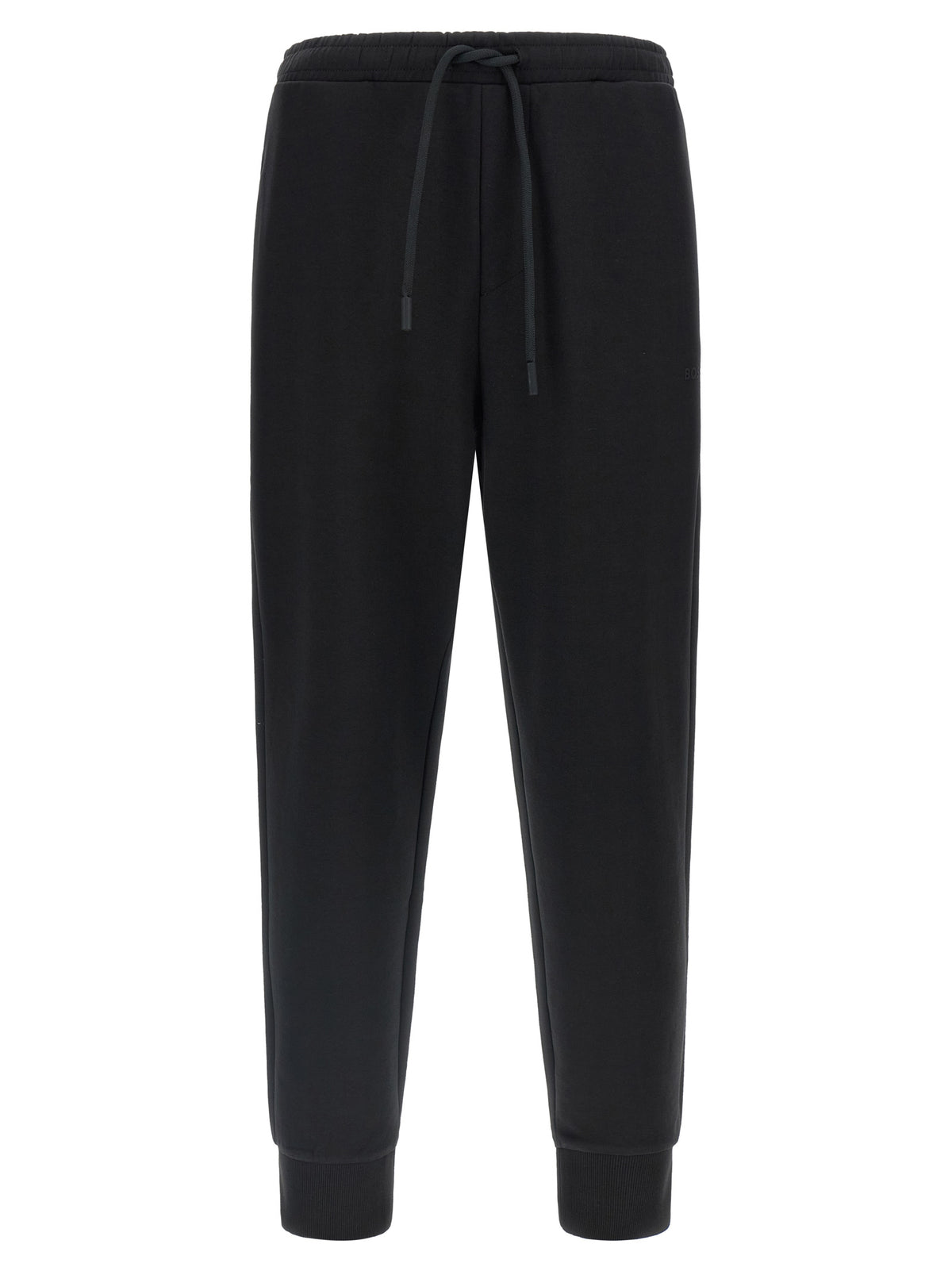 Black Cotton Joggers (Workout Pants)