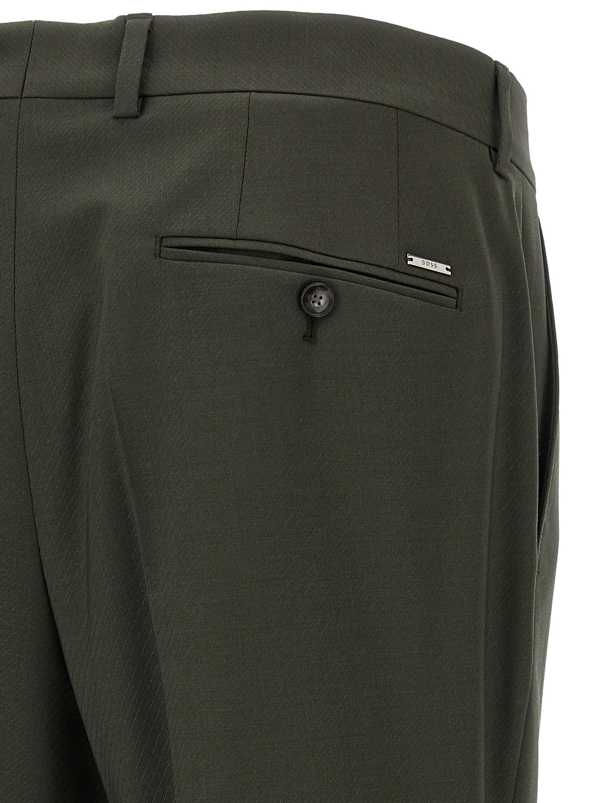Bicolor Virgin Wool Pants