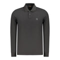 Black Cotton Men's Polo Shirt