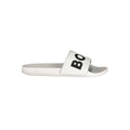 White Polyurethane Men's Slipper
