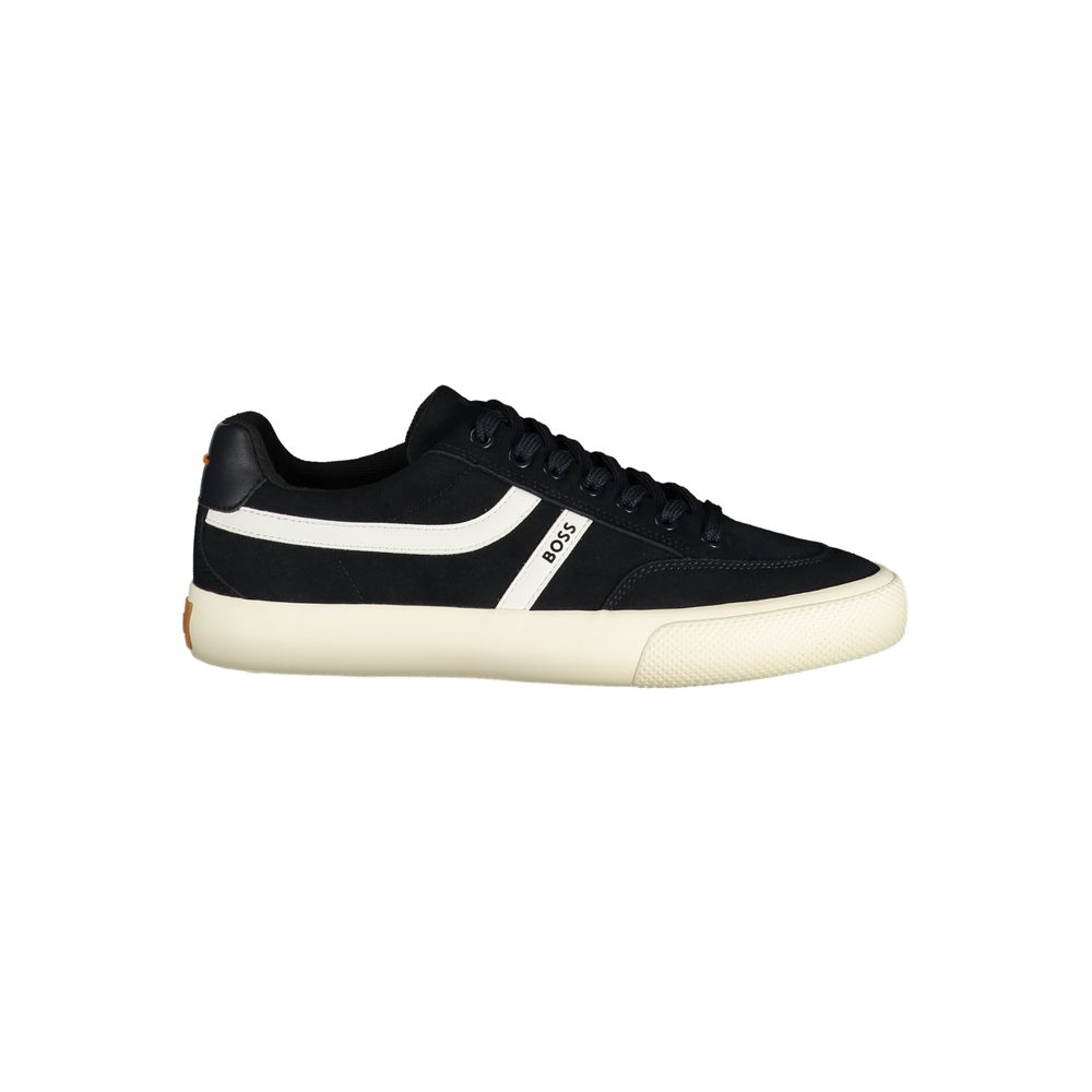 Blue Polyurethane Men's Sneaker