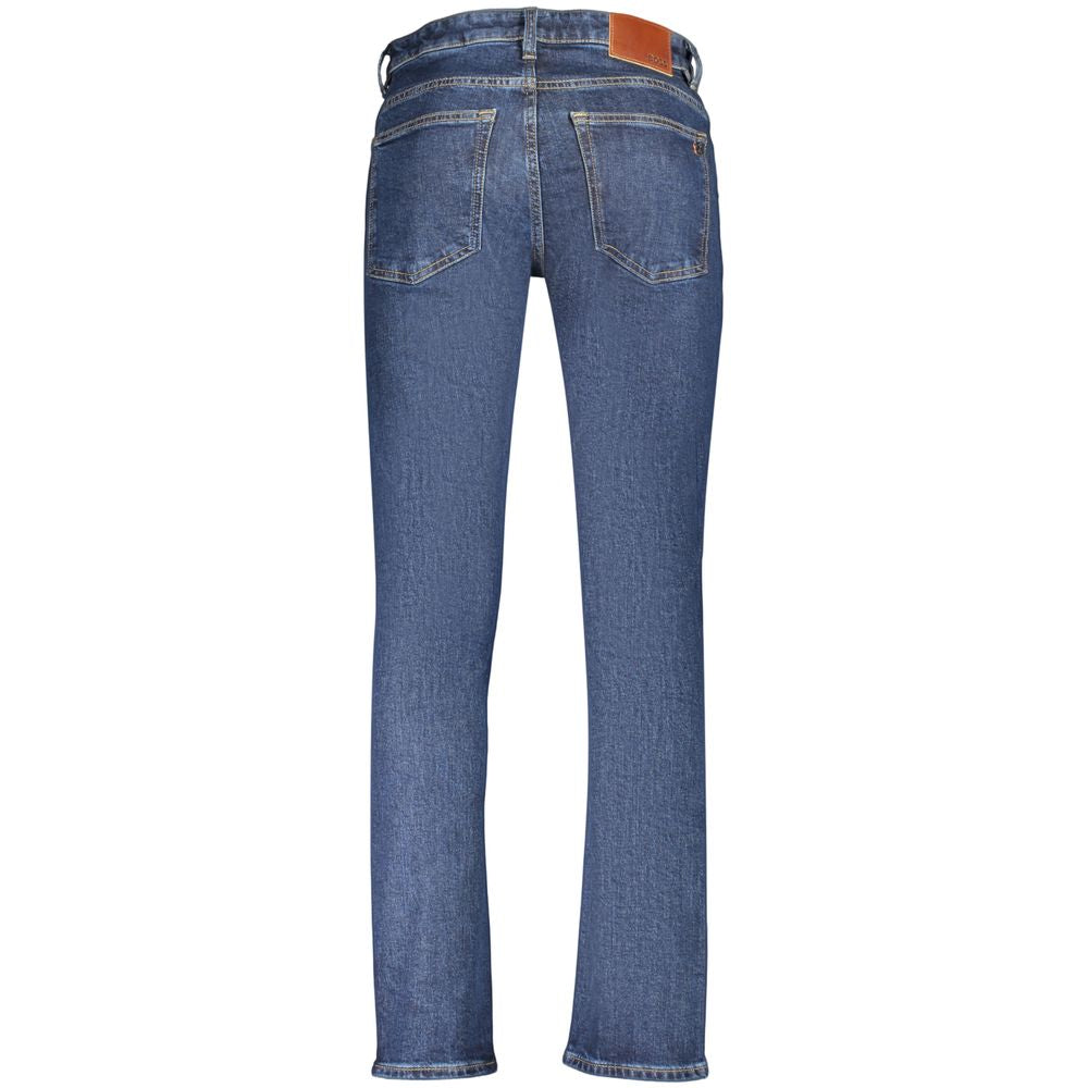 Blue Cotton Men's Jeans