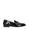 Black Leather Slip-On Loafers