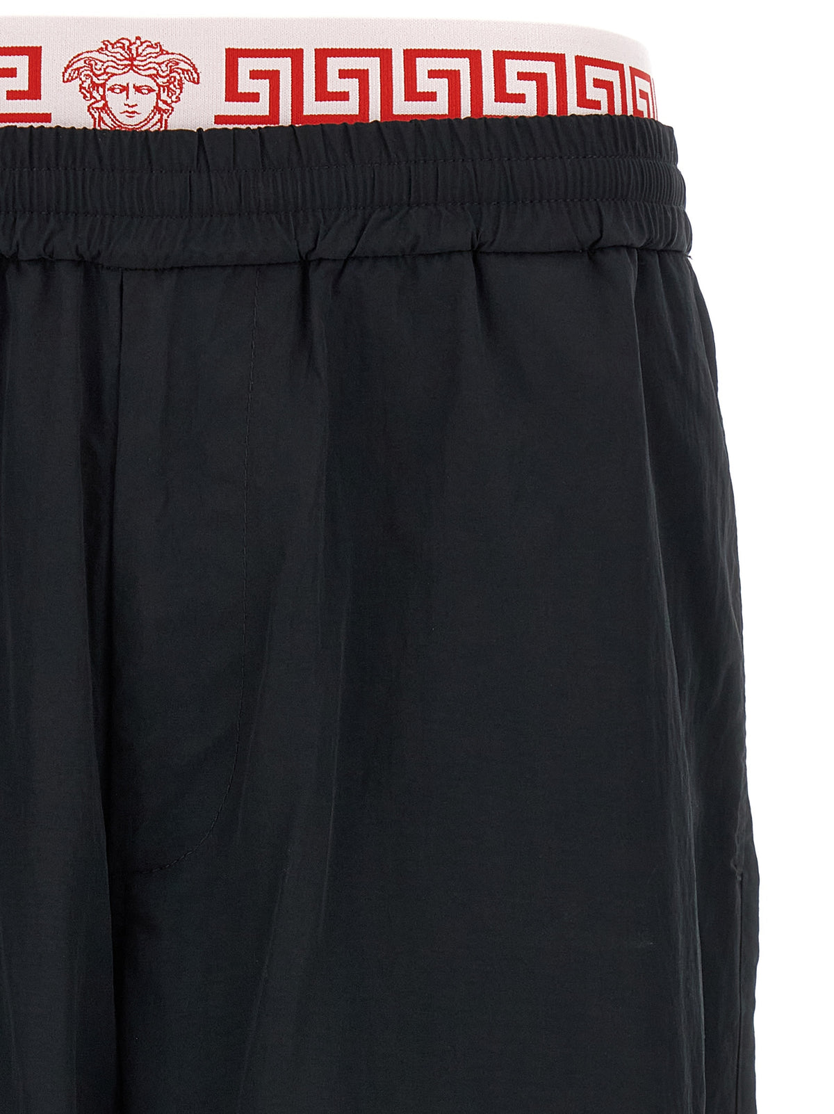 Black Polyamide Joggers (Workout Pants)