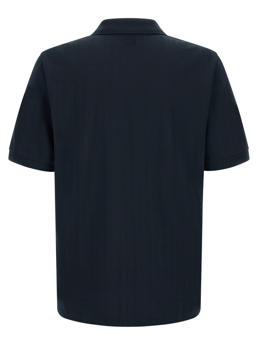 Blue Cotton Polo Shirt