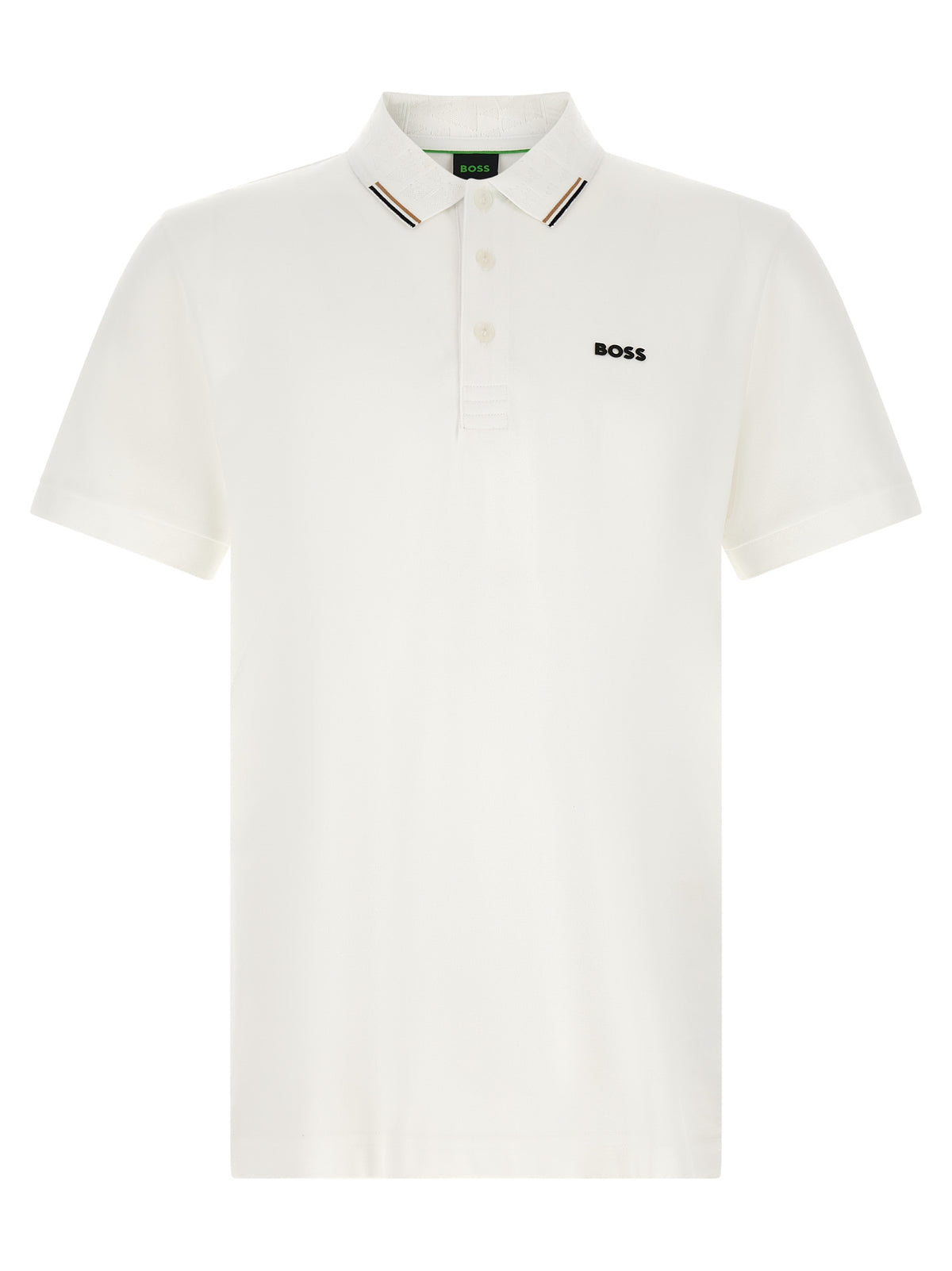 White Cotton Polo Shirt