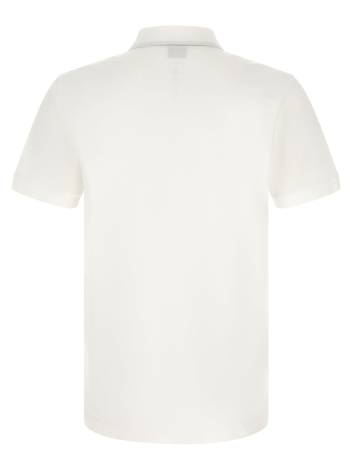 White Cotton Polo Shirt