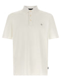 White Cotton Polo Shirt
