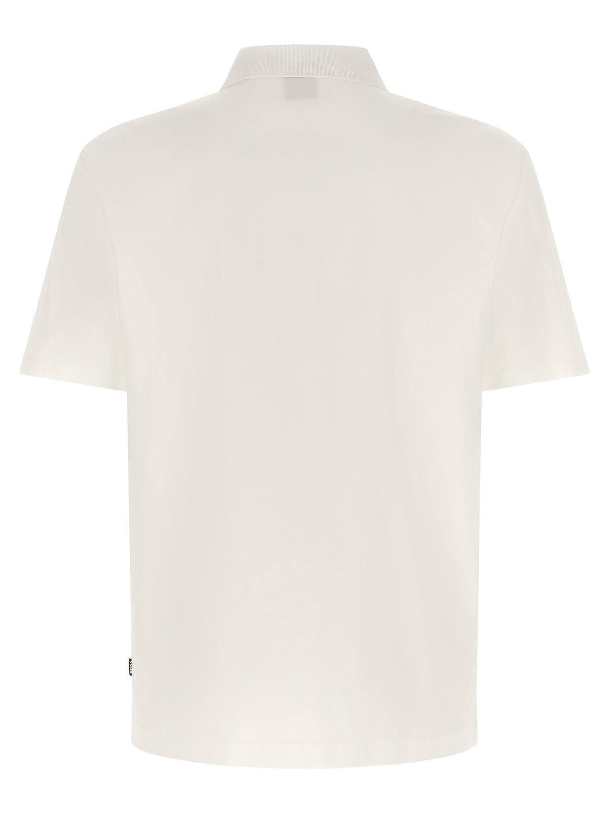 White Cotton Polo Shirt