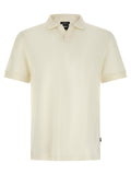 White Cotton Polo Shirt