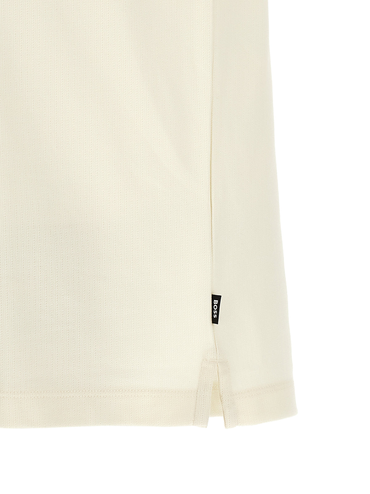 Beige Cotton Polo Shirt