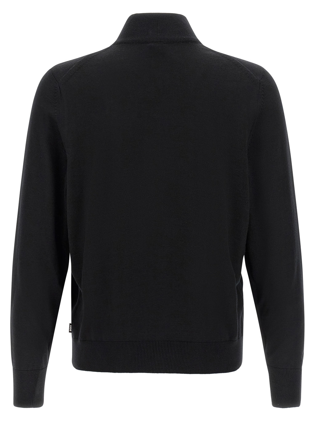 Black Virgin Wool Cardigan