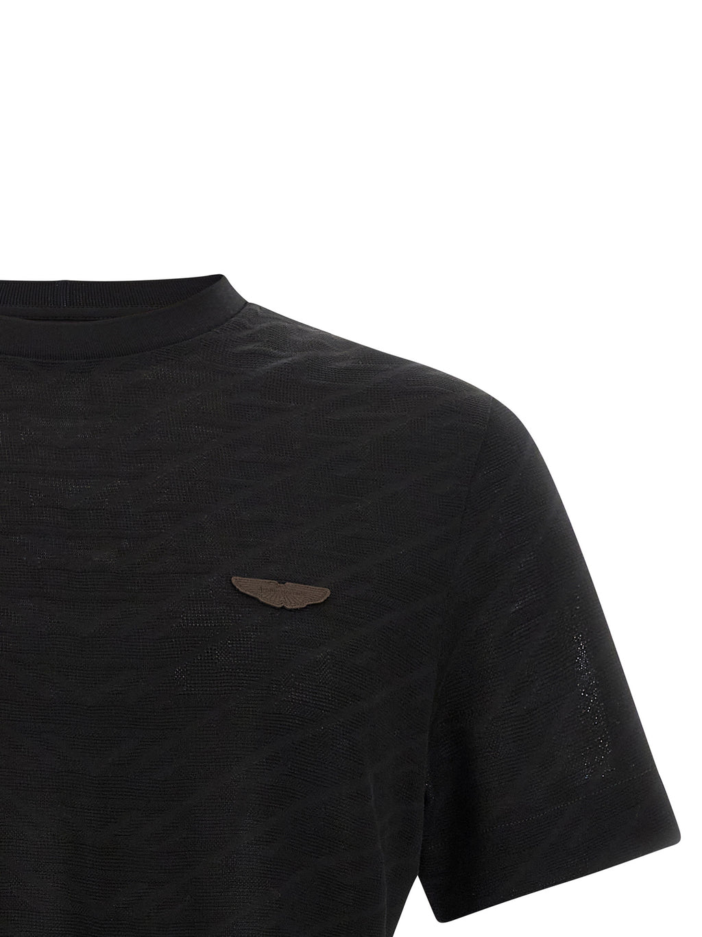 Black Cotton T-Shirt