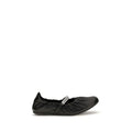 Black Calf Leather Bos Taurus Ballet Flats