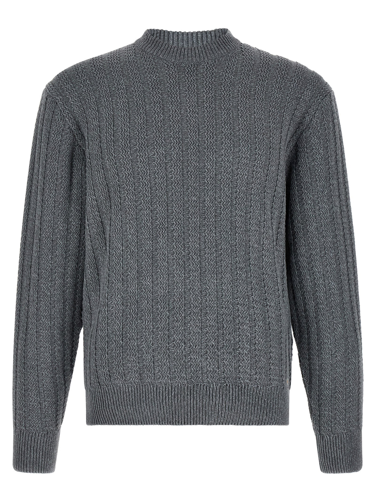 Gray Cotton Cardigan