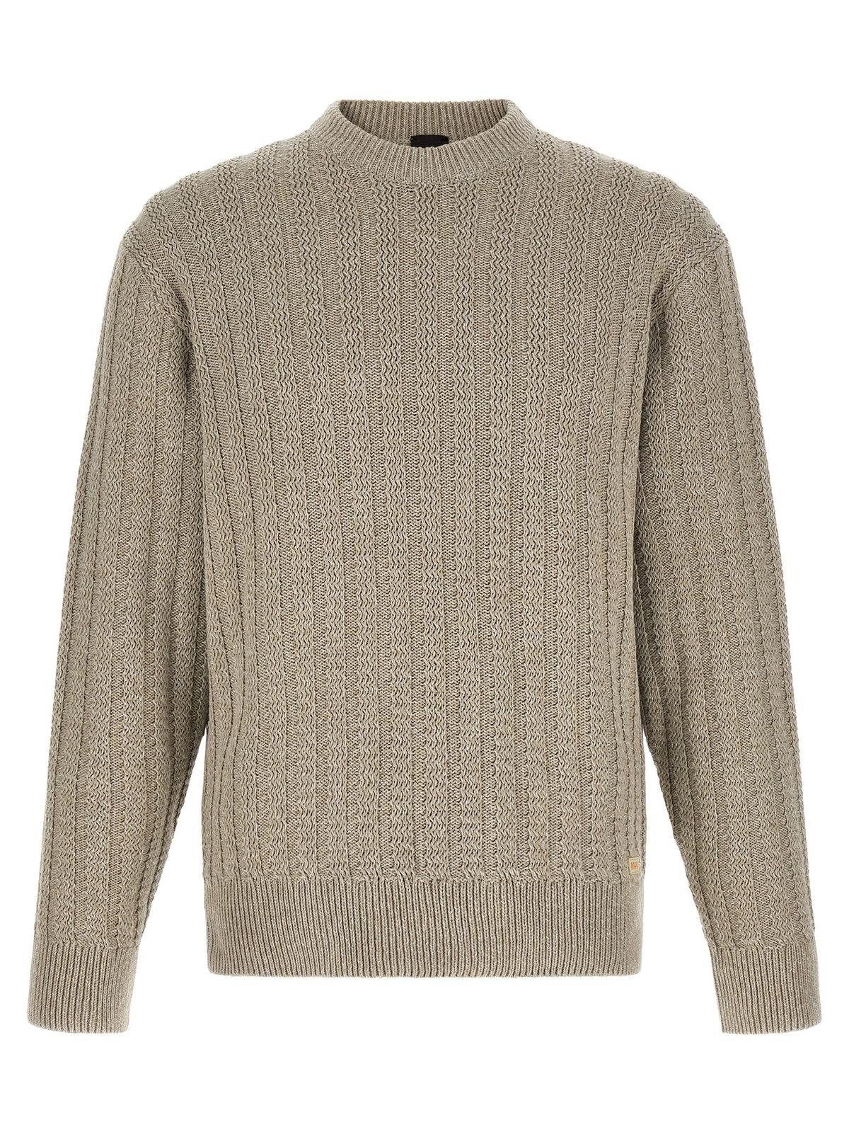 Beige Cotton Cardigan