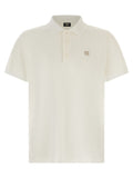 White Cotton Polo Shirt