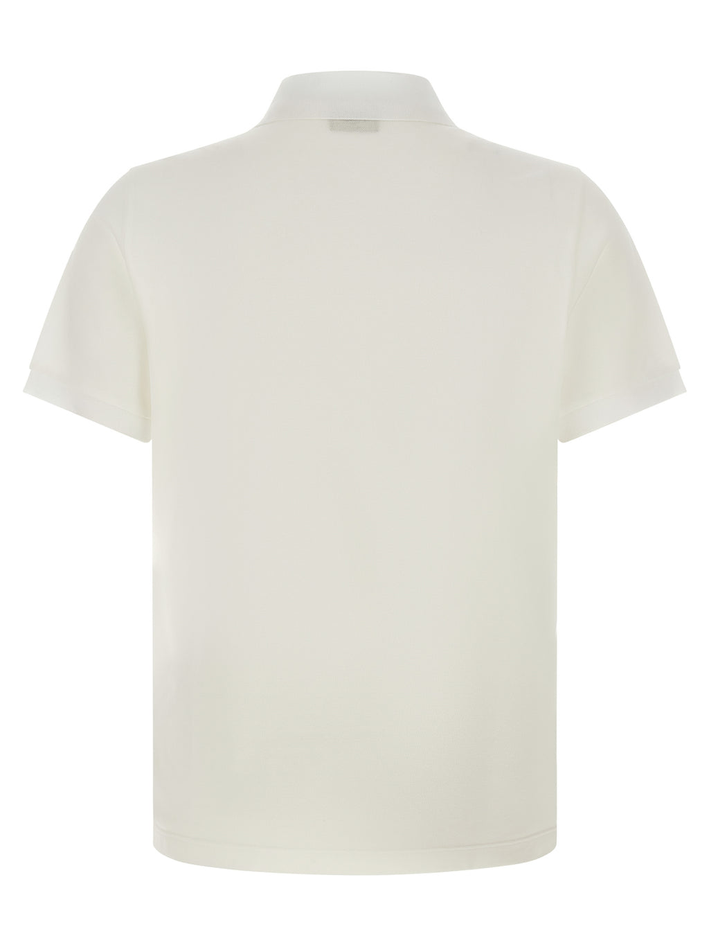 White Cotton Polo Shirt