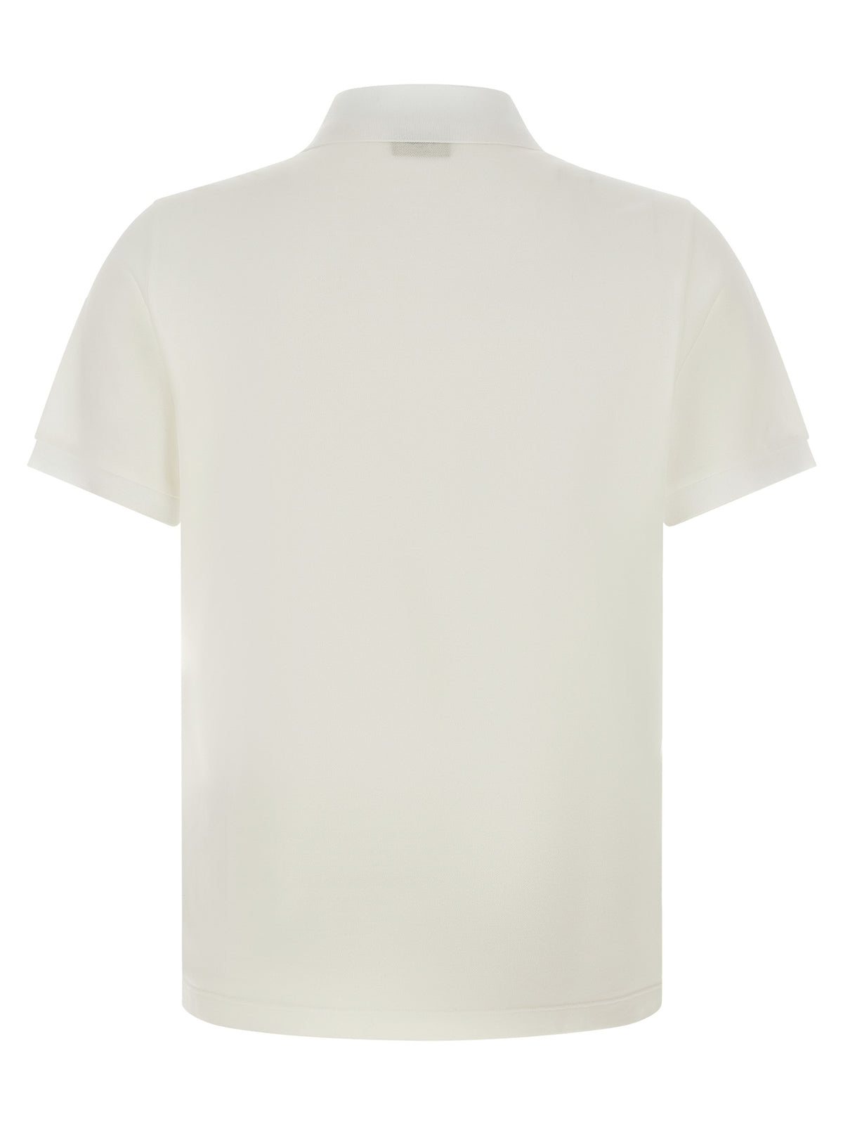 White Cotton Polo Shirt