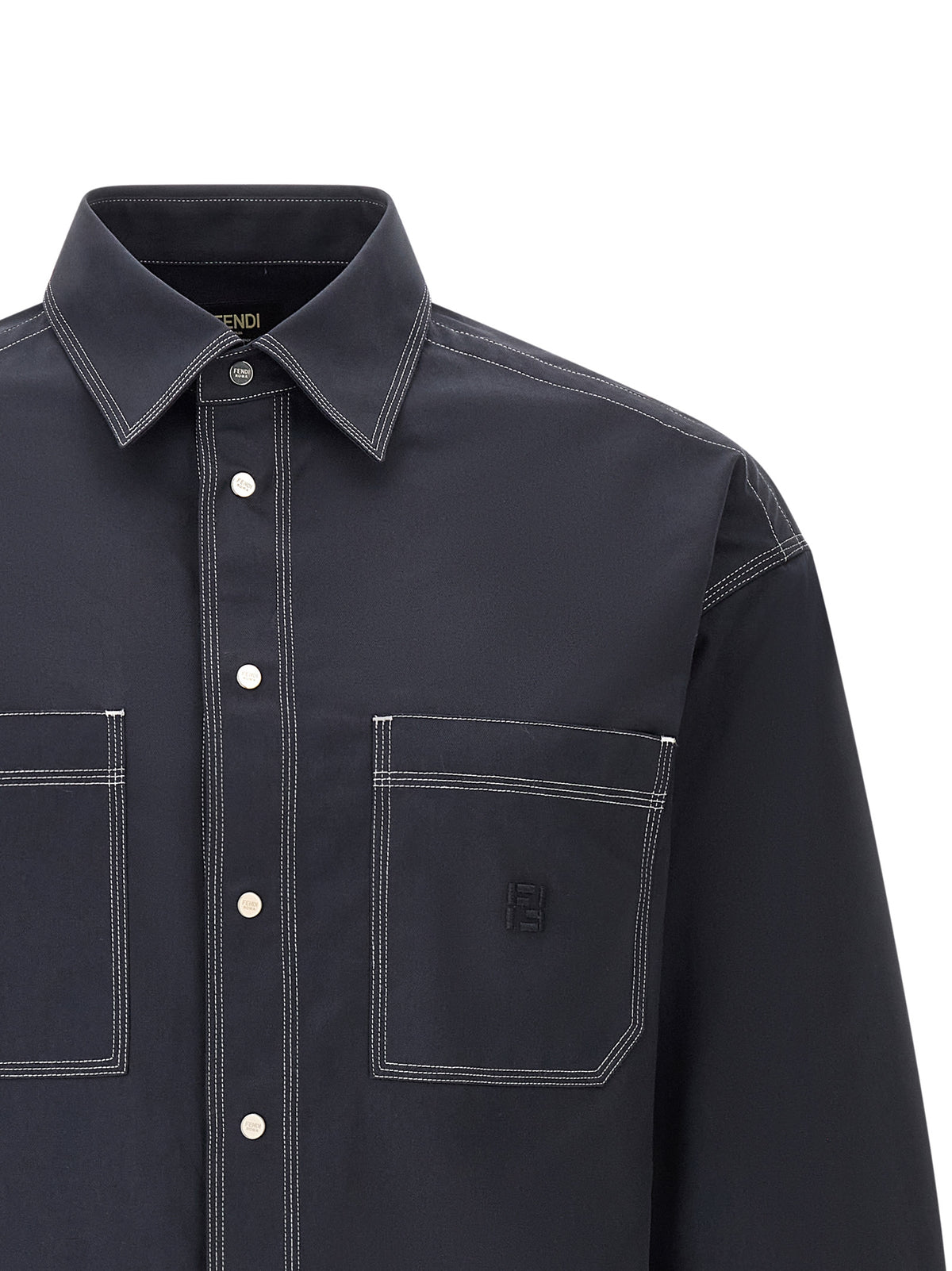 Blue Cotton Blouse