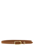 Brown Calfskin Regular Belt