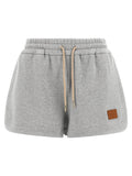 Gray Cotton Bermuda Shorts