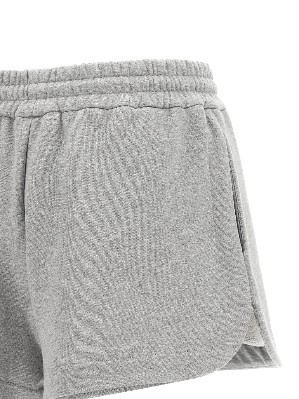 Gray Cotton Bermuda Shorts