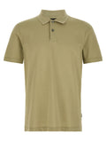 Beige Cotton Polo Shirt