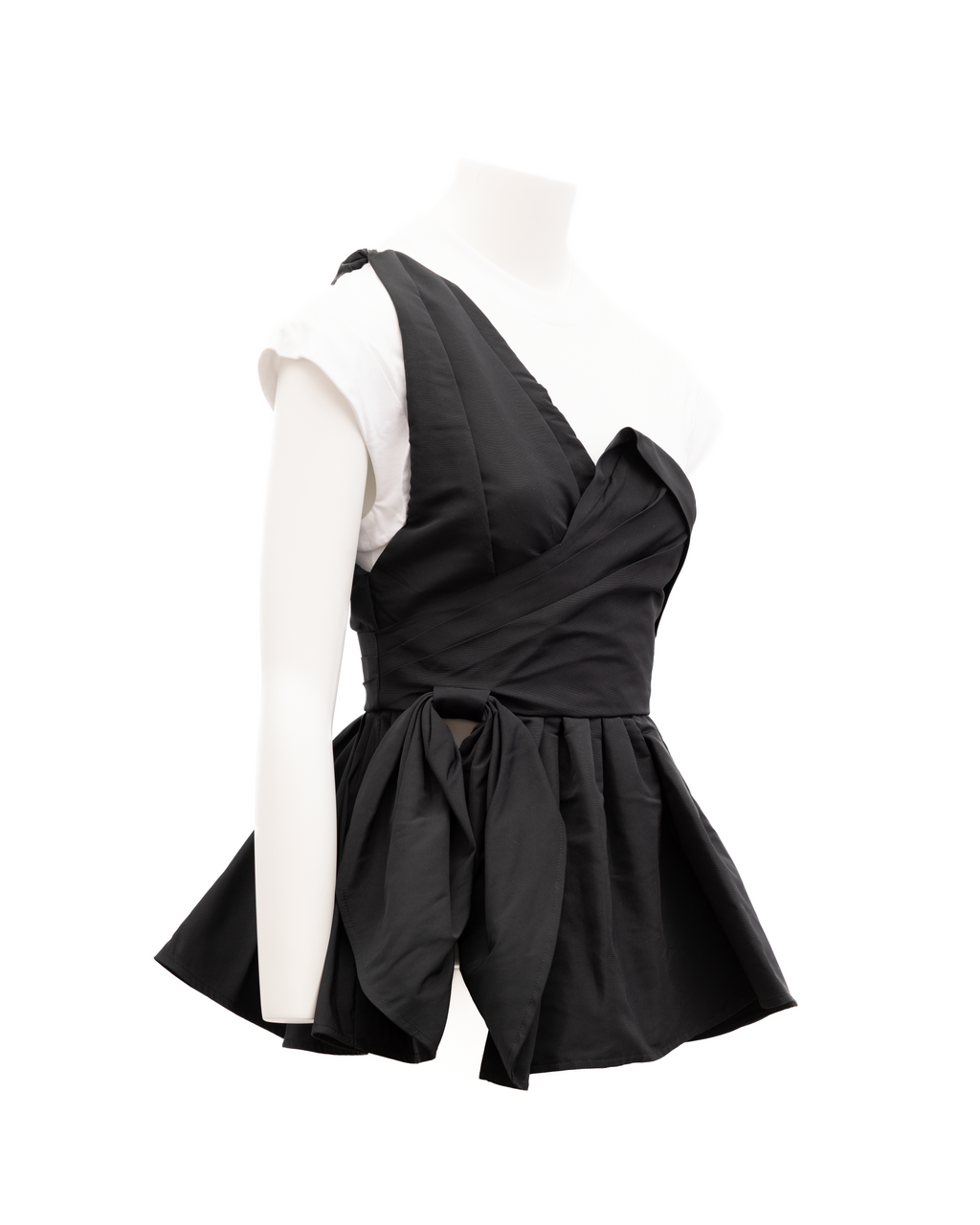 Black Women Polyester Top