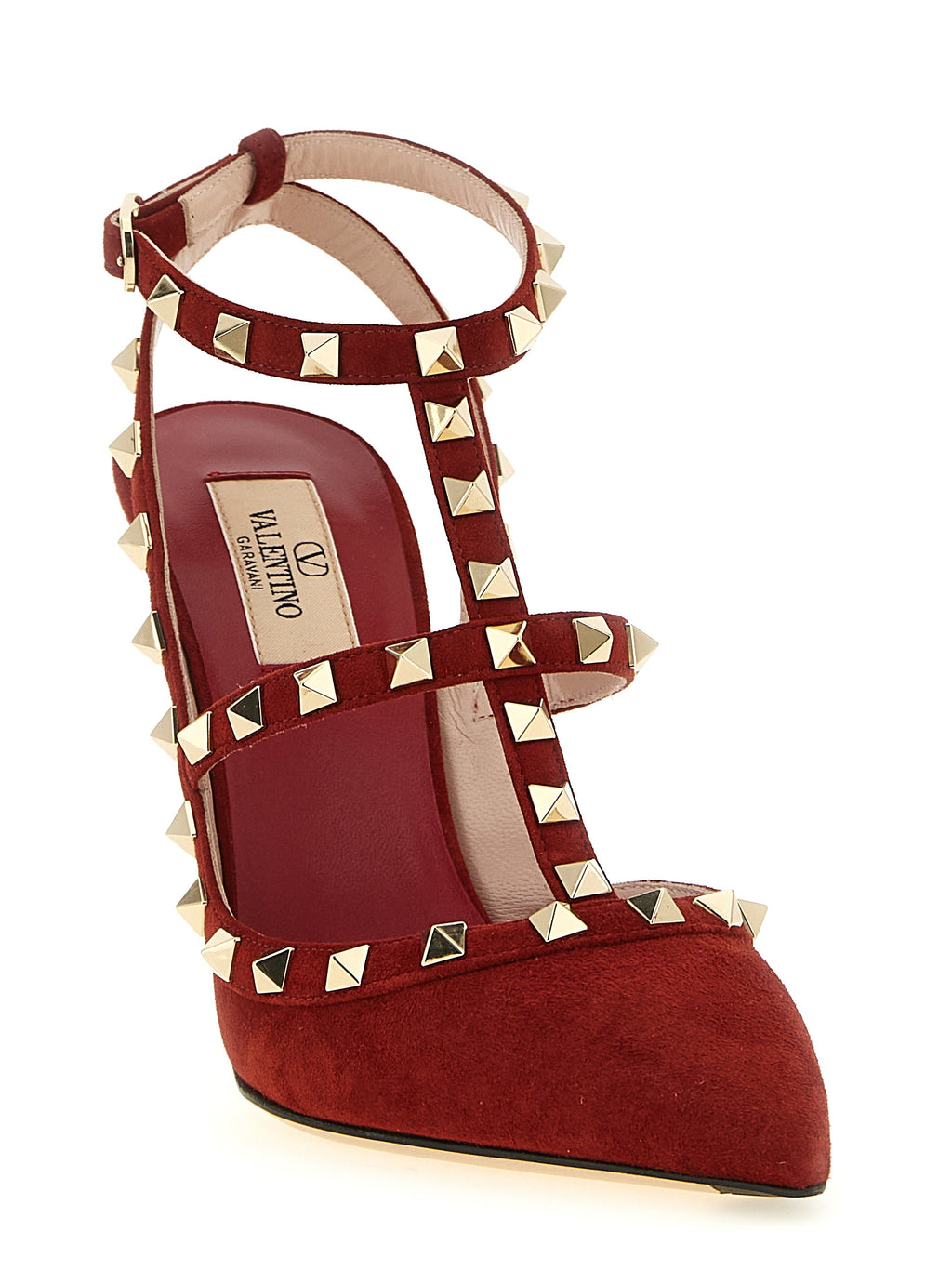 Red Calfskin High Heel Pumps