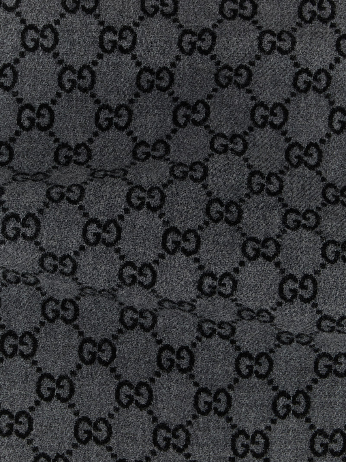 Gray Wool Scarf