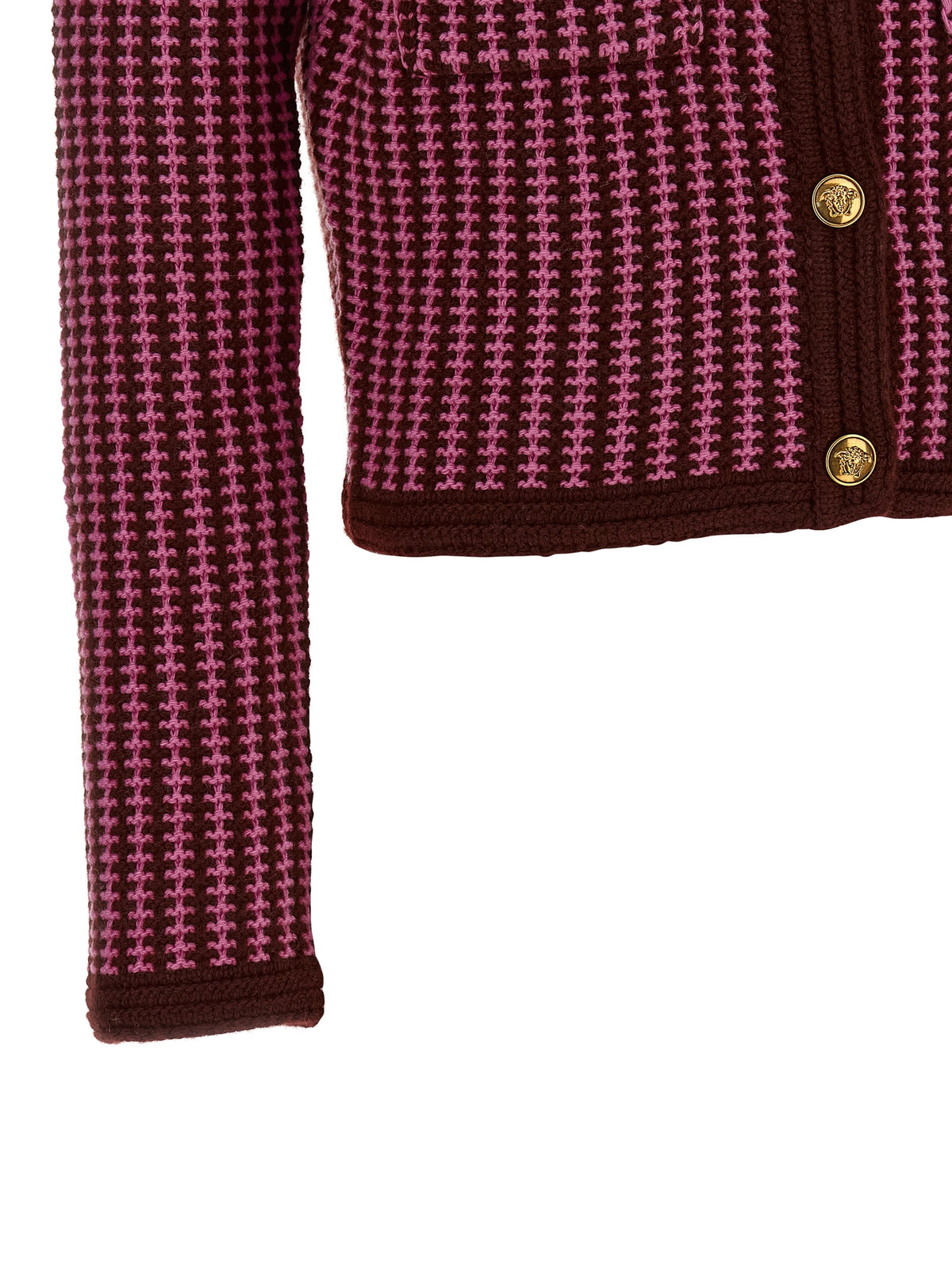 Multicolor Virgin Wool Cardigan
