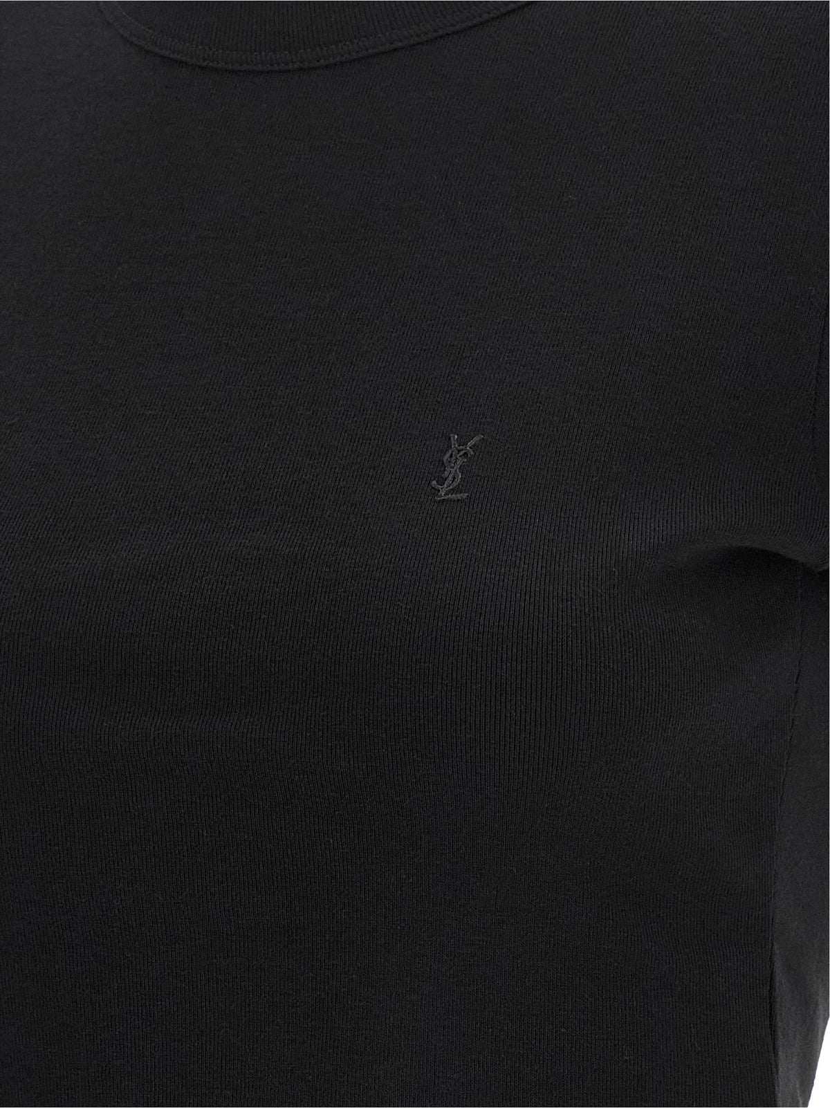 Black Cotton T-Shirt