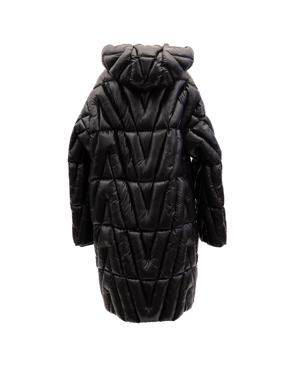 Black Women Wool Coat
