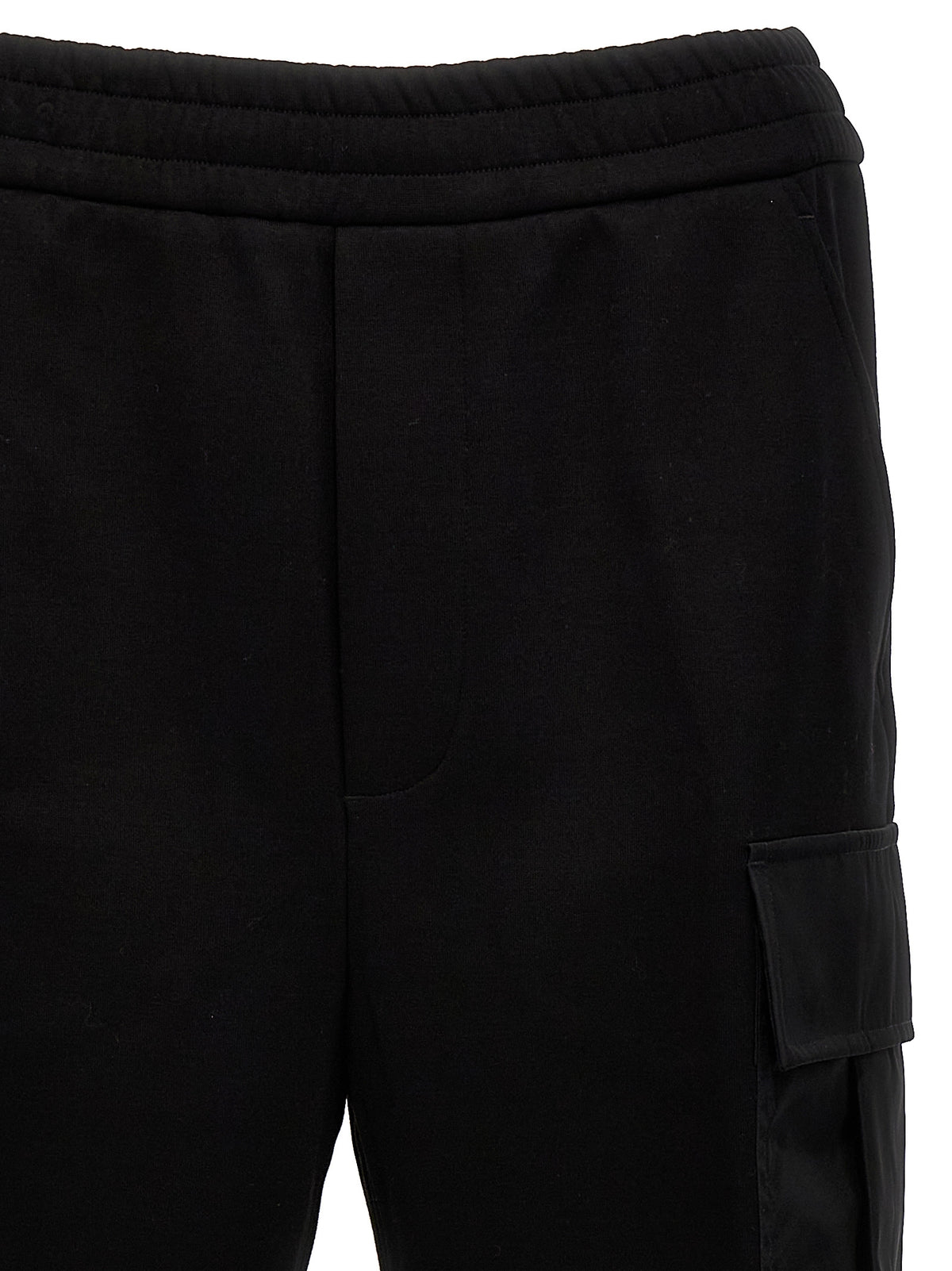 Black Cotton Joggers (Workout Pants)